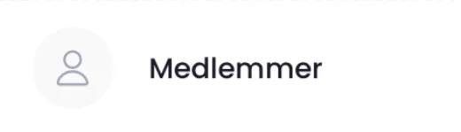 Medlemsoversigt i HOODI