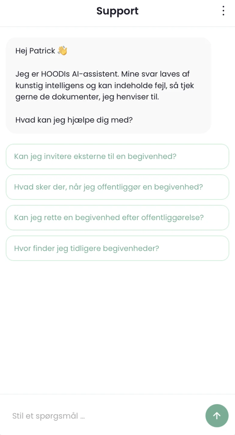 AI-assistent i HOODI