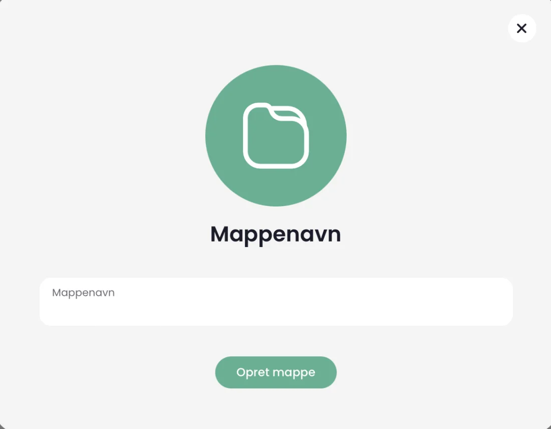 Opret mapper og filer i HOODI